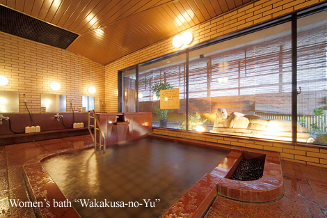 Pict : Women's bath "Wakakusa-no-Yu"